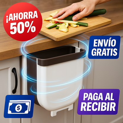 Cubo de basura plegable