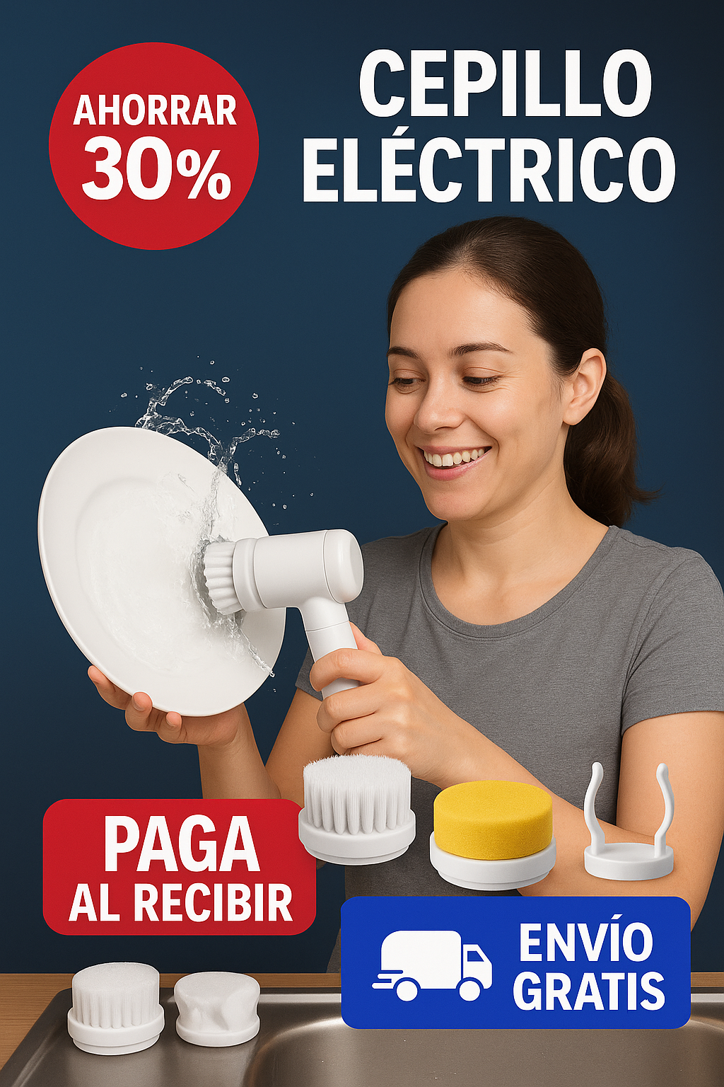 Cepillo de Limpieza eléctrico